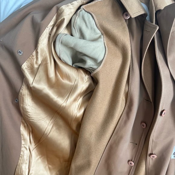 Vintage MISTY HARBOR Tan "Any Weather" Insulated Full Length Trench Coat - Picture 6 of 8